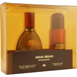 AGUA BRAVA by Antonio Puig - EAU DE COLOGNE SPRAY 3.4 OZ & DEODORANT SPRAY 5 OZ