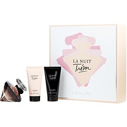 TRESOR LA NUIT by Lancome - EAU DE PARFUM SPRAY 1.7 OZ & BODY LOTION 1.6 OZ & SHOWER GEL 1.6 OZ