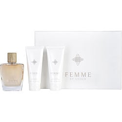 USHER FEMME by Usher - EAU DE PARFUM SPRAY 3.4 OZ & BODY LOTION 3.4 OZ & SHOWER GEL 3.4 OZ