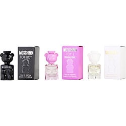 MOSCHINO VARIETY by Moschino - 3 PIECE MINI SET WITH TOY 2 EAU DE PARFUM 0.17 OZ MINI & TOY BOY EAU DE PARFUM 0.17 OZ MINI & TOY 2 BUBBLEGUM EAU DE TOILETTE 0.17 OZ MINI