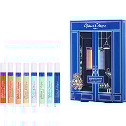 ATELIER COLOGNE VARIETY by Atelier Cologne - 8 PIECE MINI VARIETY WITH LOVE OSMANTHUS & POMELO PARADIS & BOHEMIAN ORANGE BLOSSOM & ORANGE SANGUINE & OOLANG INFINI & LEMON ISLAND & CLEMENTINE CALIFORNIA & CEDRE ATLAS AND ALL ARE COLOGNE SPRAY 0.14 OZ MINIS