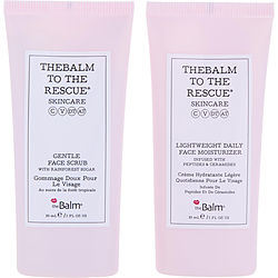 TheBalm by TheBalm - TheBalm To The Rescue Skin Serenity Duo Kit: Gentle Face Scrub 30ml + Lightweight Daily Face Moisturizer 30ml --2pcs