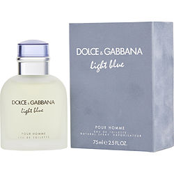 D & G LIGHT BLUE by Dolce & Gabbana - EDT SPRAY 2.5 OZ