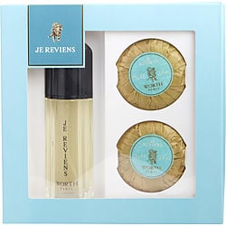 JE REVIENS by Worth - EDT SPRAY 1.7 OZ & PERFUMED SOAP 2 X 2.6 OZ