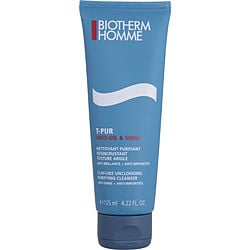 Biotherm by BIOTHERM - Homme T-Pur Anti Oil & Shine Clay-Like Unclogging Purifying Cleanser--125ml/4.22oz