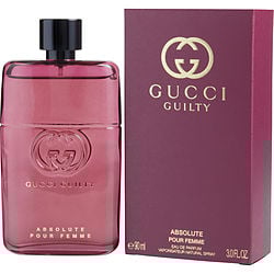 GUCCI GUILTY ABSOLUTE POUR FEMME by Gucci - EAU DE PARFUM SPRAY 3 OZ