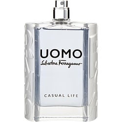 SALVATORE FERRAGAMO UOMO CASUAL LIFE by Salvatore Ferragamo - EDT SPRAY 3.4 OZ *TESTER