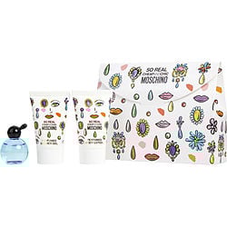 MOSCHINO CHEAP & CHIC SO REAL by Moschino - EDT 0.16 OZ MINI & BODY LOTION 0.8 OZ & SHOWER GEL 0.8 OZ