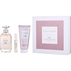 COACH DREAMS by Coach - EAU DE PARFUM SPRAY 3 OZ & BODY LOTION 3.3 OZ & EAU DE PARFUM SPRAY 0.25 OZ MINI