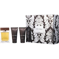 THE ONE by Dolce & Gabbana - EDT SPRAY 3.3 OZ & AFTERSHAVE BALM 1.6 OZ & SHOWER GEL 1.6 OZ