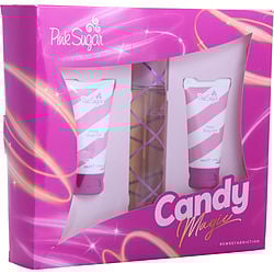 PINK SUGAR by Aquolina - EDT SPRAY 3.4 OZ & BODY LOTION 1.7 OZ & SHOWER GEL 1.7 OZ
