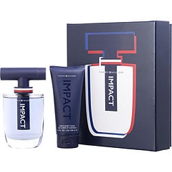 TOMMY HILFIGER IMPACT by Tommy Hilfiger - EDT SPRAY 3.4 OZ & HAIR & BODY WASH 3.4 OZ & 0.14 OZ MINI