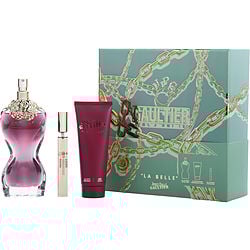 JEAN PAUL GAULTIER LA BELLE by Jean Paul Gaultier - EAU DE PARFUM SPRAY 3.3 OZ & BODY LOTION 2.5 OZ & EAU DE PARFUM SPRAY 0.34 OZ MINI (TRAVEL OFFER)
