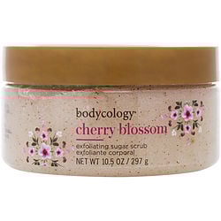 BODYCOLOGY CHERRY BLOSSOM by Bodycology - EXFOLIATING SUGAR SCRUB 10.5 OZ