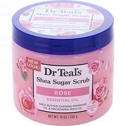 Dr. Teal's by Dr. Teal's - Shea Sugar Scrub - Rose Essential Oil --538g/19oz