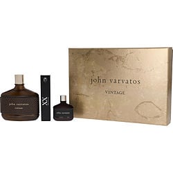 JOHN VARVATOS VINTAGE by John Varvatos - EDT SPRAY 4.2 OZ & EDT TRAVEL SPRAY 0.57 OZ & EDT MINI 0.5 OZ