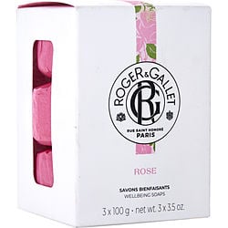 ROGER & GALLET TEA ROSE by Roger & Gallet - SOAP - BOX OF THREE AND EACH IS 3.5 OZ