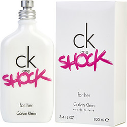 CK ONE SHOCK by Calvin Klein - EDT SPRAY 3.4 OZ
