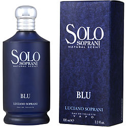 SOLO SOPRANI BLU by Luciano Soprani - EDT SPRAY 3.4 OZ