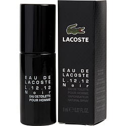 LACOSTE EAU DE LACOSTE L.12.12 NOIR by Lacoste - EDT SPRAY 0.27 OZ MINI