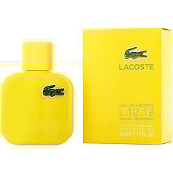 LACOSTE EAU DE LACOSTE L.12.12 JAUNE by Lacoste - OPTIMISTIC EDT SPRAY 1.6 OZ