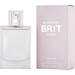 BURBERRY BRIT SHEER by Burberry - EDT SPRAY 1.6 OZ (NEW PACKAGING)