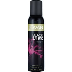 JOVAN BLACK MUSK by Jovan - DEODORANT SPRAY 5 OZ