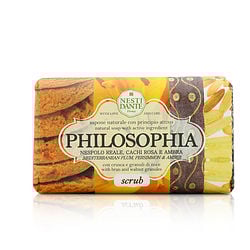 Nesti Dante by Nesti Dante - Philosophia Natural Soap - Scrub - Mediterranean Plum, Persimmon & Amber With Bran & Walnut Granules  --250g/8.8oz