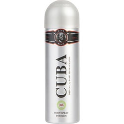 CUBA BLACK by Cuba - BODY SPRAY 6.6 OZ