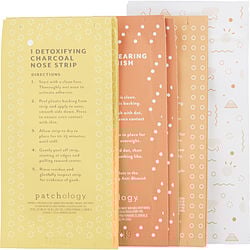 Patchology by Patchology - Breakout Box 3-IN-1 Blemish Fighting Kit: Blemish Shrinking Dots, Ant-Blemish Dots, Charcoal Nose Strips, Storage Sachets For Dots  ---