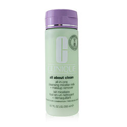 CLINIQUE by Clinique - All about Clean All-In-One Cleansing Micellar Milk + Makeup Remover - Very Dry to Dry Combination  --200ml/6.7oz