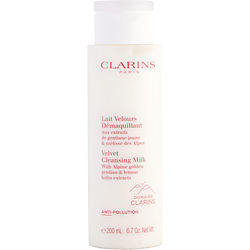 Clarins by Clarins - Velvet Cleansing Milk with Alpine Golden Gentian & Lemon Balm Extracts  --200ml/6.7oz