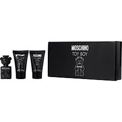 MOSCHINO TOY BOY by Moschino - EAU DE PARFUM 0.17 OZ & AFTERSHAVE BALM 0.8 OZ & BATH AND SHOWER GEL 0.8 OZ