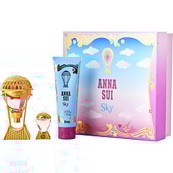 ANNA SUI SKY by Anna Sui - EDT SPRAY 1.7 OZ & BODY LOTION 3 OZ & EDT 0.17 OZ MINI