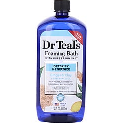 Dr. Teal's by Dr. Teal's - Foaming Bath with Pure Epsom Salt Detoxify & Energize with Ginger & Clay --1000ml/34oz