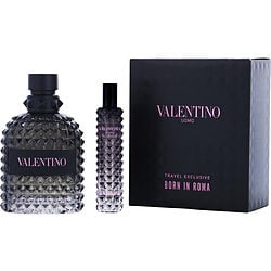 VALENTINO UOMO BORN IN ROMA by Valentino - EDT SPRAY 3.4 OZ & EDT SPRAY 0.5 OZ