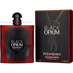 BLACK OPIUM OVER RED by Yves Saint Laurent - EAU DE PARFUM SPRAY 3 OZ