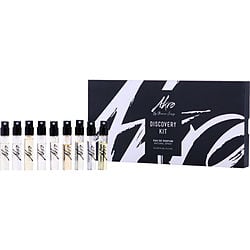 AKRO VARIETY by Akro - 9 PIECE DISCOVERY KIT WITH AWAKE & BAKE & DARK & EAST & HAZE & INFUSE & RISE & SMILE & SMOKE AND ALL ARE EAU DE PARFUM SPRAY VIALS