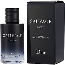 DIOR SAUVAGE EAU FORTE by Christian Dior - PARFUM SPRAY 0.34 OZ (ALCOHOL FREE)