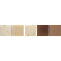 LOVERY VARIETY by Lovery - 5 PC GOAT MILK SOAP BAR SET WITH EUCALYPTUS & HYDRANGEA ROSE & LAVENDER & MOROCCAN VANILLA & PATCHOULI SANDALWOOD AND ALL ARE 5 OZ